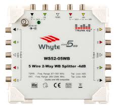 Whyte 5 Wire 2 Way Splitter Wide Band / SkyQ - WS52-05WB