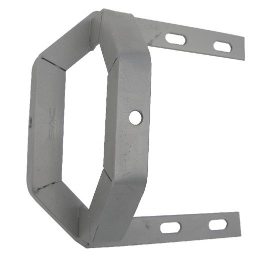 8" Welded Mitre Bracket Painted