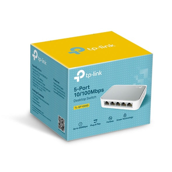 TP-Link TL-SF1005D 5 Port 10/100Mbps Network Desktop Switch