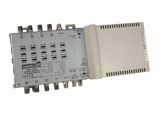 Vision Launch Amplifier 4 x Sat+Terr+12V 240V - EV5-100T - 118292