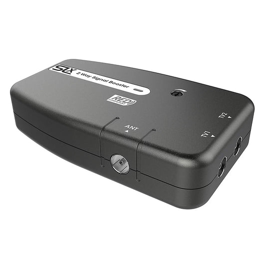 SLx 2 Way TV Signal Booster Aerial Amplifier with Coax Connections