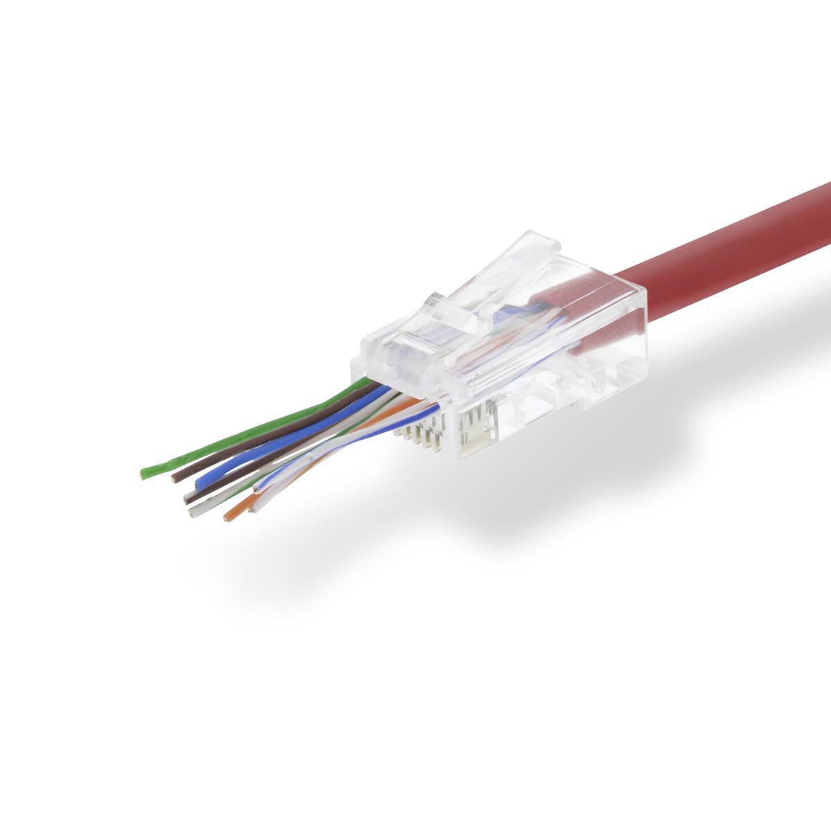 RJ45 Pass Through Crimp Plug (Bag of 10)