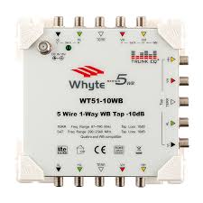Whyte 5 Wire 1 Way Tap 10dB Wide Band / SkyQ - WT51-10WB