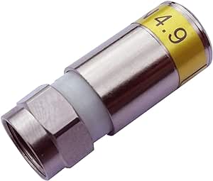 Cablecon Compression F Connector for 100 Type Tri Shield Cable - 4.9