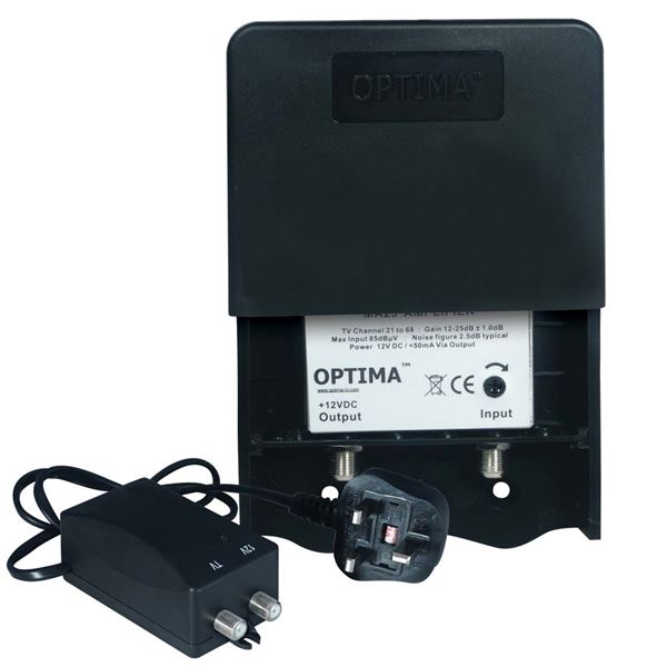 Optima 25dB Variable 1 Way Masthead and Power Supply Kit MA-25 KIT - 117288