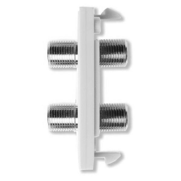 Triax Twin F Back-Back Module (25x50) - White