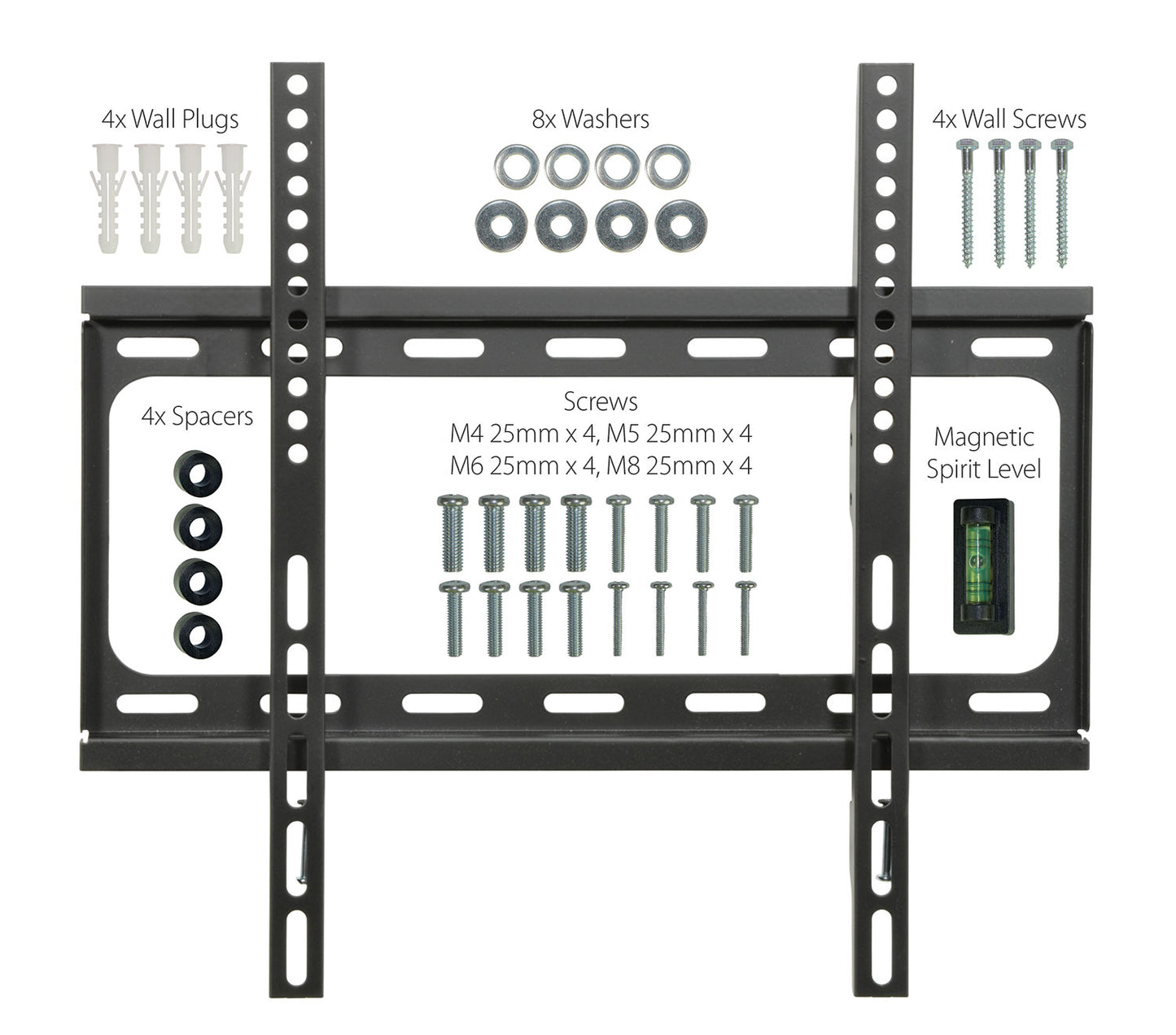 AV:LINK TV Wall Bracket - Fixed 26" - 50" - SF401 - 129.541