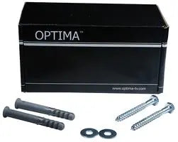 Optima 10 x 80mm Bolt & Plug & Washer (Box of 50) FIX1080 - 113141