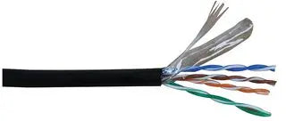 CAT5e, 305m Cable, Outdoor ( Black )