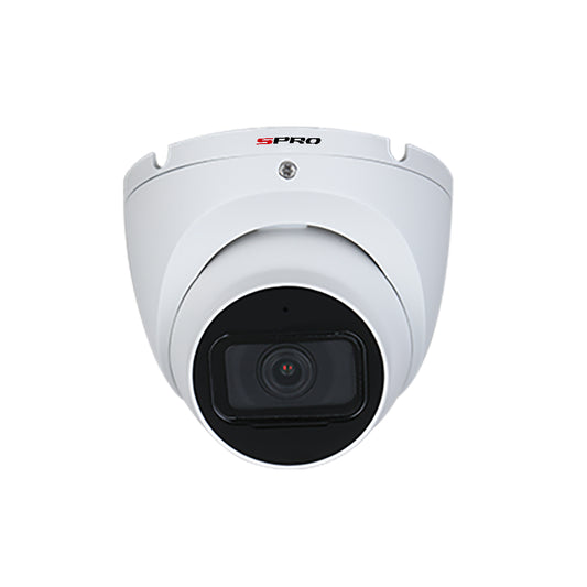 SPRO 8MP Fixed Lens Turret with Microphone Built-in DHD80/28RW/30-4-M