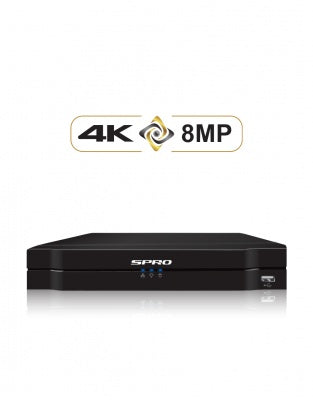 SPRO 4 Channel 4K POC DVR - 1TB HDD