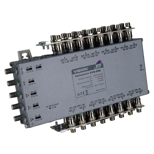 Vision 5 x 32 Multi-Switch With Earth Bars V5-532