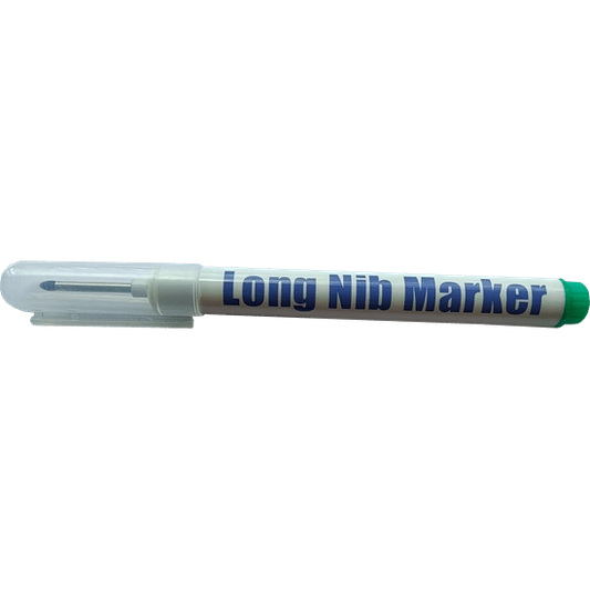 Deep Hole Long Nib Permanent Marker 20mm Shaft Green