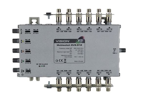 Vision 12 Way Multiswitch V5-512 - 118530