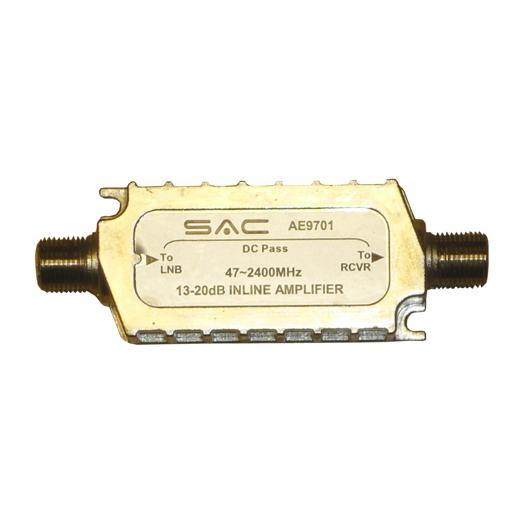 SAC 20dB In Line Satellite Amplifier - AE9701