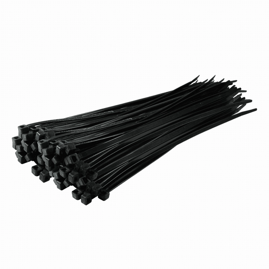 Cable Tie 300 x 4.8mm Black - Bag 100