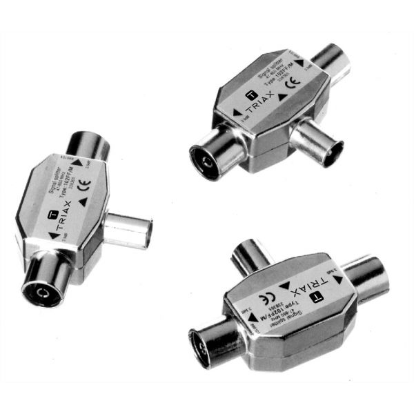 Triax 2 Way IEC Coax Signal Splitter - 338365