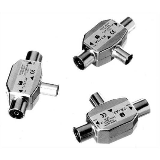 Triax 2 Way IEC Coax Signal Splitter - 338365