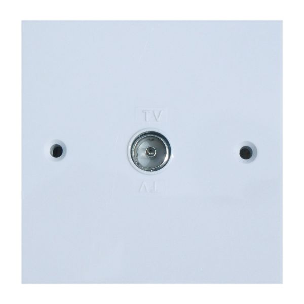 Single UHF Wallplate - Isolated - Budget