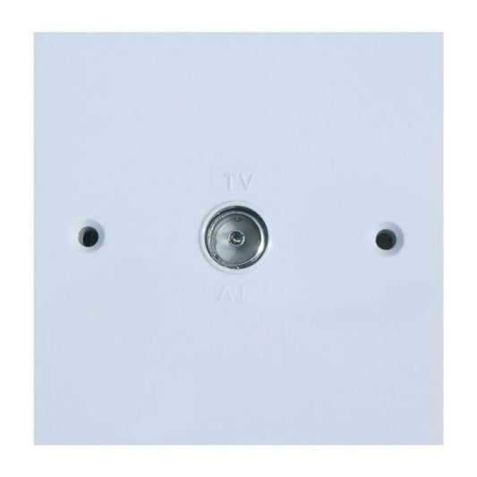 Single UHF Wallplate - Isolated - Budget