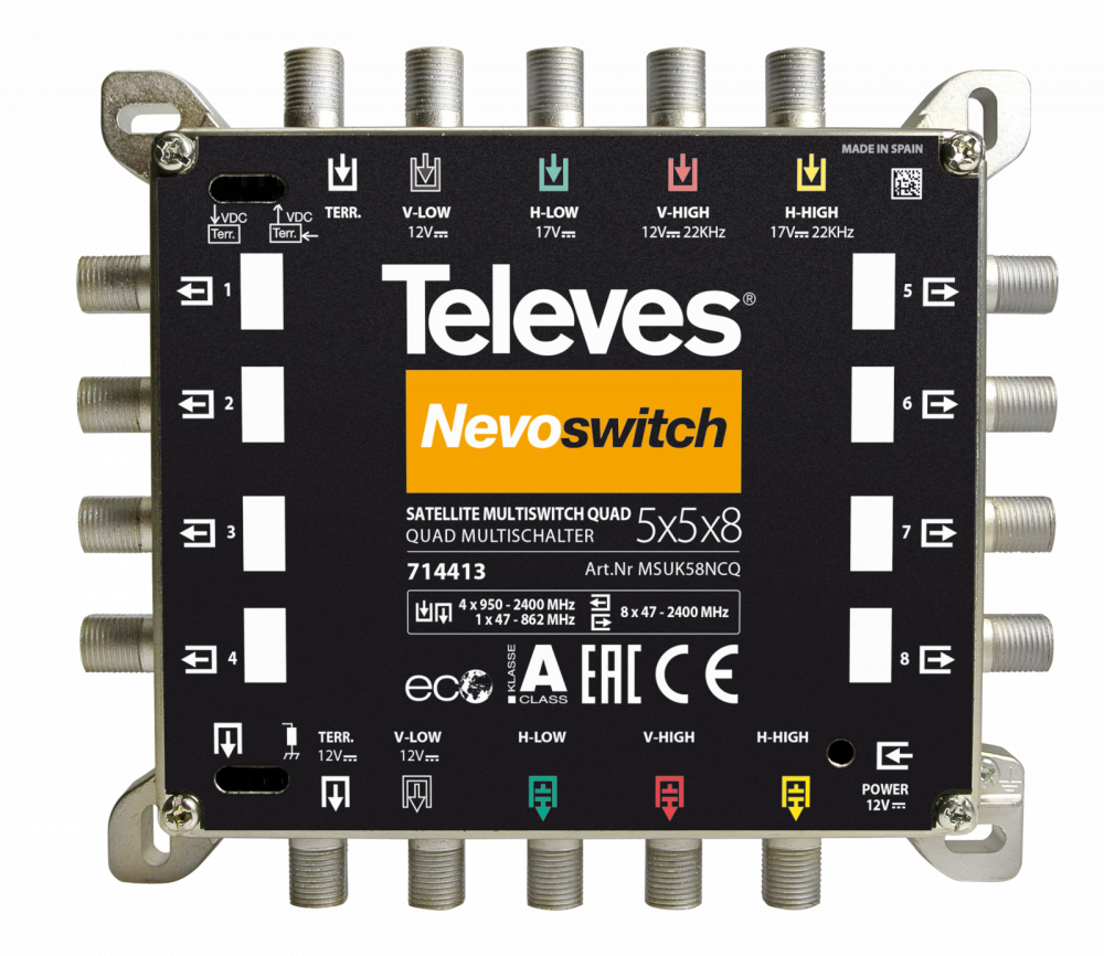 Televes NevoSwitch 5x8 Multiswitch - 714413