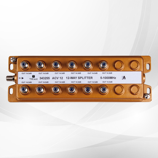 Triax 12 Way F Type Splitter - 343255