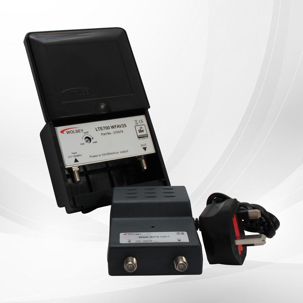 Wolsey 1 Input - Wideband Masthead Amplifier & Power Supply Kit - LTE WFAV 25 - 370579
