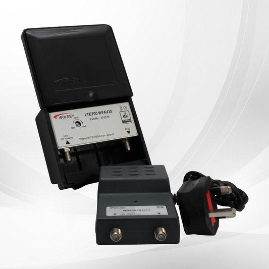 Wolsey 1 Input - Wideband Masthead Amplifier & Power Supply Kit - LTE WFAV 25 - 370579
