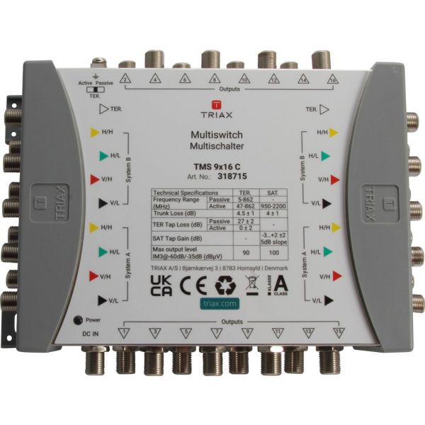 Triax TMS 9 X 16 MULTISWITCH