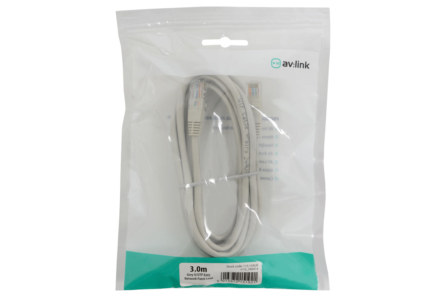 3m CAT5E Patch Lead