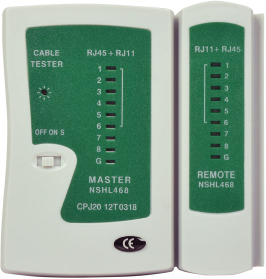 RJ45/RJ11 Ethernet Network Cable Tester