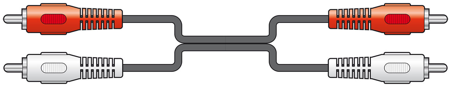 10m 2 Phono to 2 Phono Lead