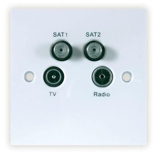 Triax TV Radio Sat Sat - Wallplate