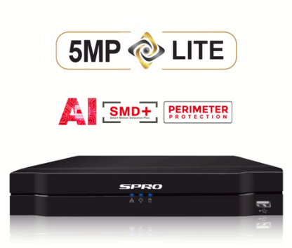 8 Channel 5MP Lite B5 DVR - 2TB