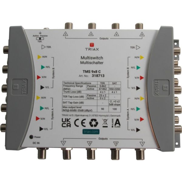 Triax TMS 9 X 8 MULTISWITCH