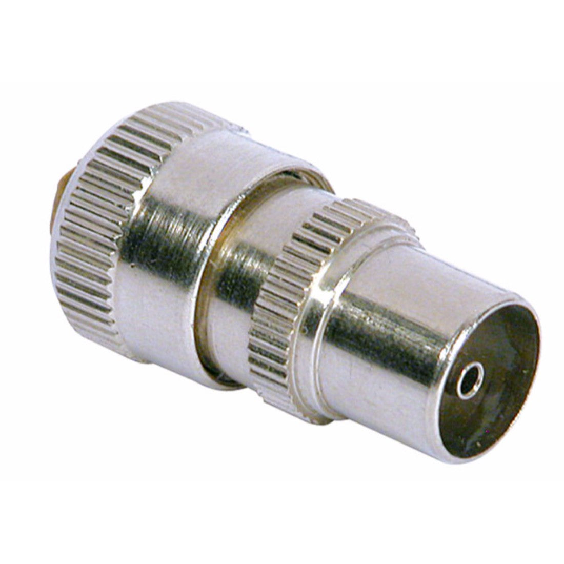 Coax Plug Brass / Nickel