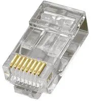 RJ45 Cat 5e/Cat 6 Pass-Through 50 Pack