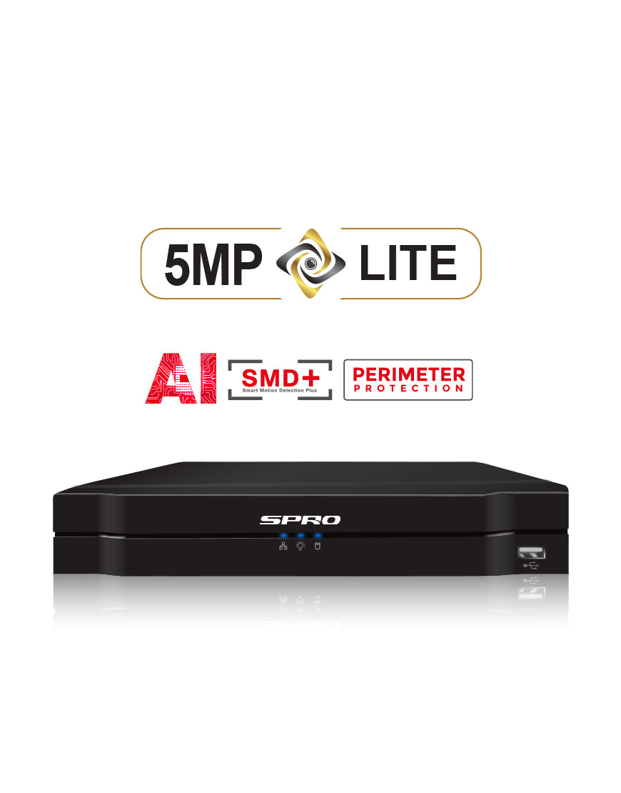 8 Channel 5MP Lite B5 DVR - 1TB