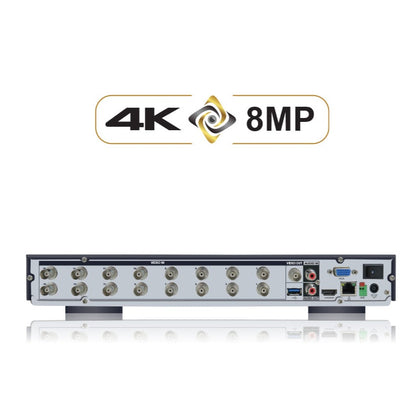 SPRO B4 8MP 16 Channels, POC DVR 16TB