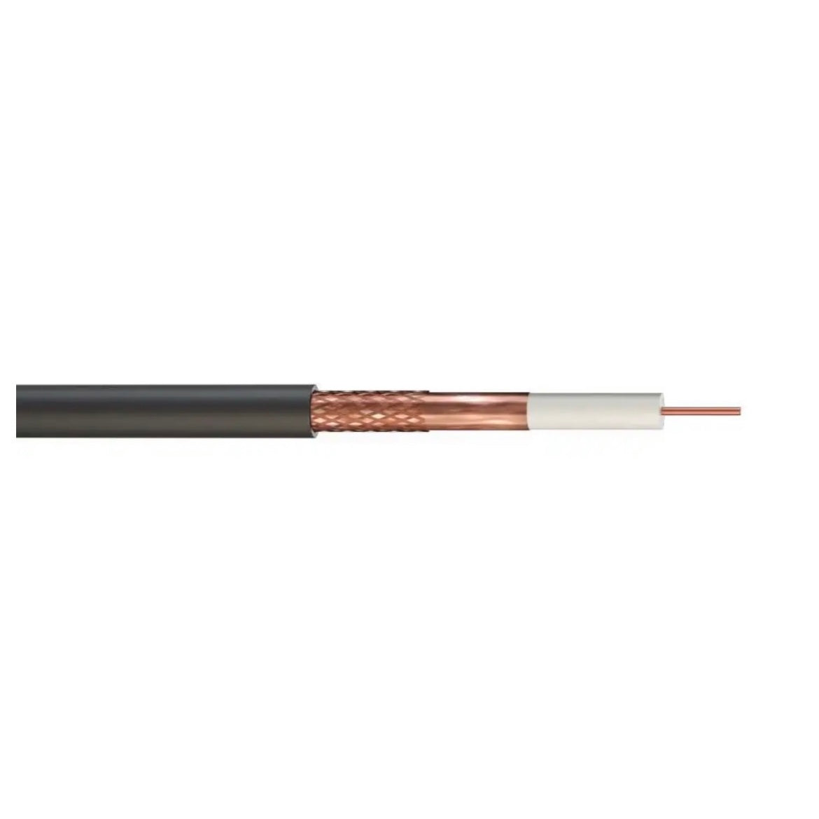 Webro CT100 Coaxial Cable Black 100m RG6