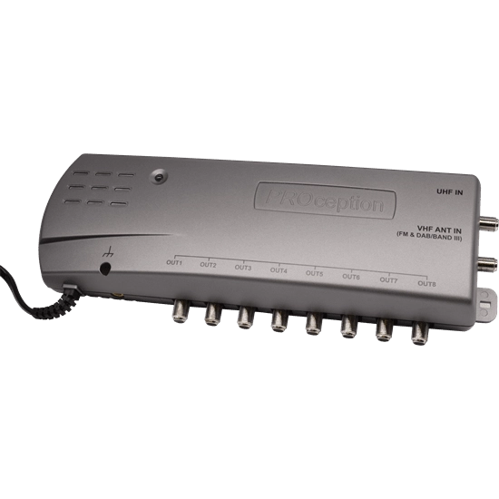 Blake 8-Way TV/FM/DAB Distribution Amplifier