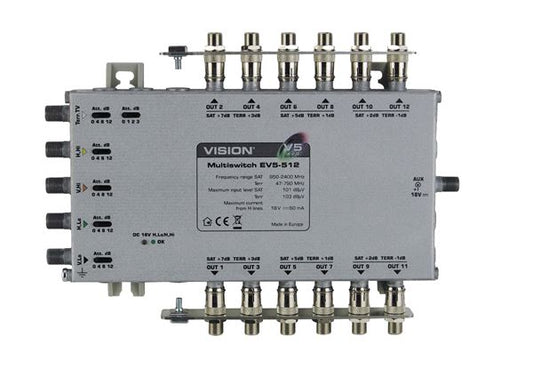 Vision 12 Way Multiswitch V5-512 - 118530