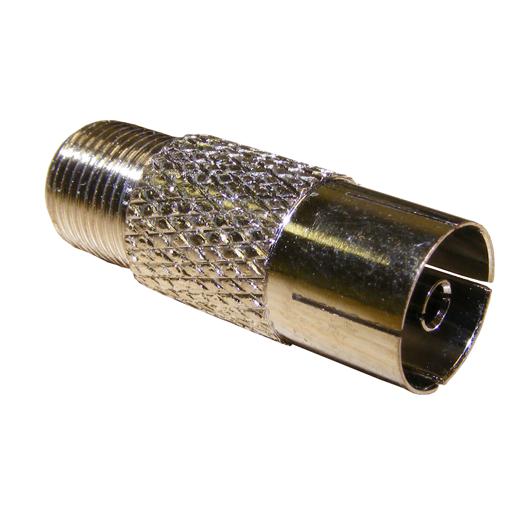 F Socket to Female Coax Socket Connector