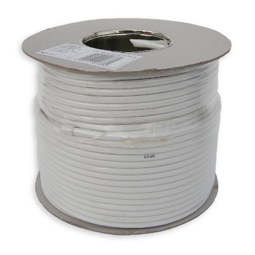 100m RG6 White Foam Filled Cable