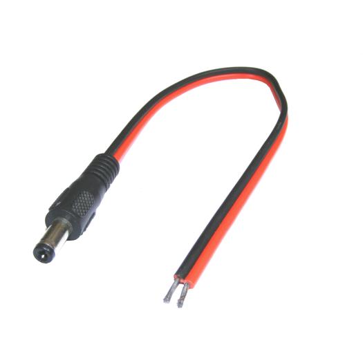 CCTV Male DC Power Connector With Lead