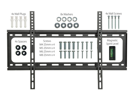 AV:LINK TV Wall Bracket - Fixed - 32" - 65" - SF601 - 129.542