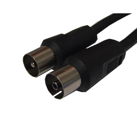UHF Fly Lead 1.5m Male - Female Black
