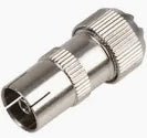 Coax Plug Aluminium - Female