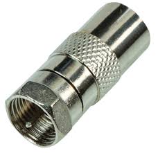 F Male to Coax Male Adapter