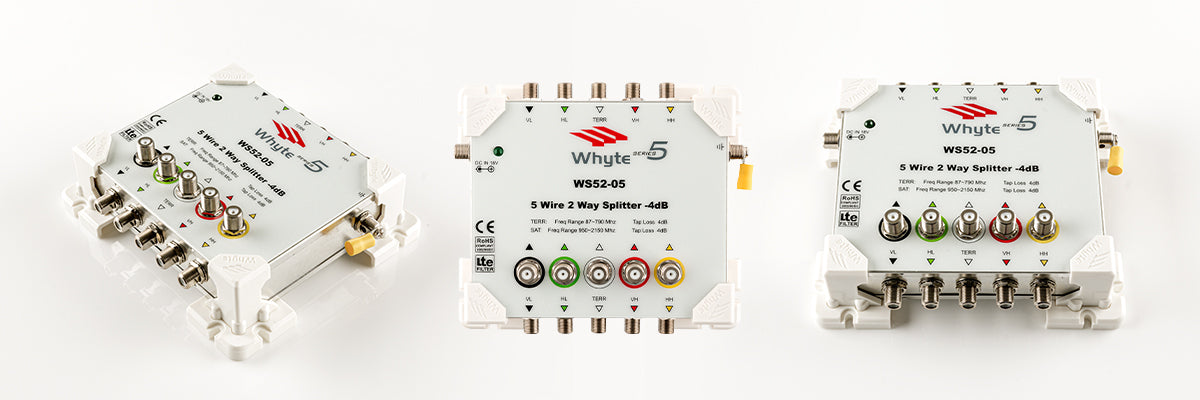 Whyte 5 Wire 2 Way Splitter - WS52-05